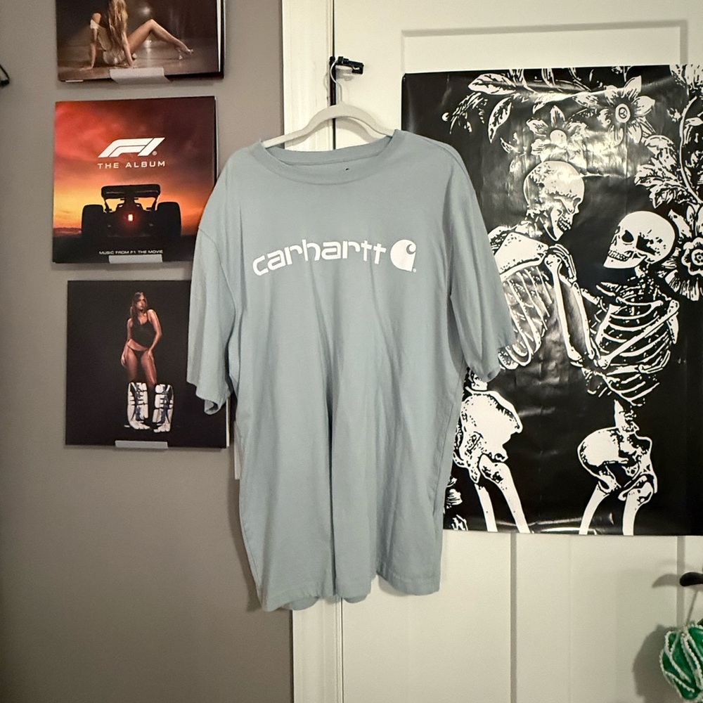 Carhartt Sky Blue Loose Fit Tee